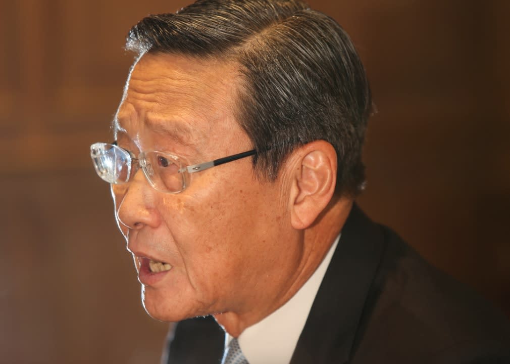 99. Peter Woo | Net worth: $18.1 billion - Source of wealth: real estate - Age: 74 - Country/territory: Hong Kong | Peter Woo chaired the property developer Wheelock & Co. and its subsidiary Wharf Holdings until he stepped down in 2015. Wheelock and Wharf have holdings in telecoms, ports, and retail. Woo attended the University of Cincinnati and Columbia University then started his career in banking in New York in 1972. He married Bessie Pao, the daughter of Hong Kong shipping magnate Y.K. Pao, and he joined her family business in 1975. (South China Morning Post/Getty Images)