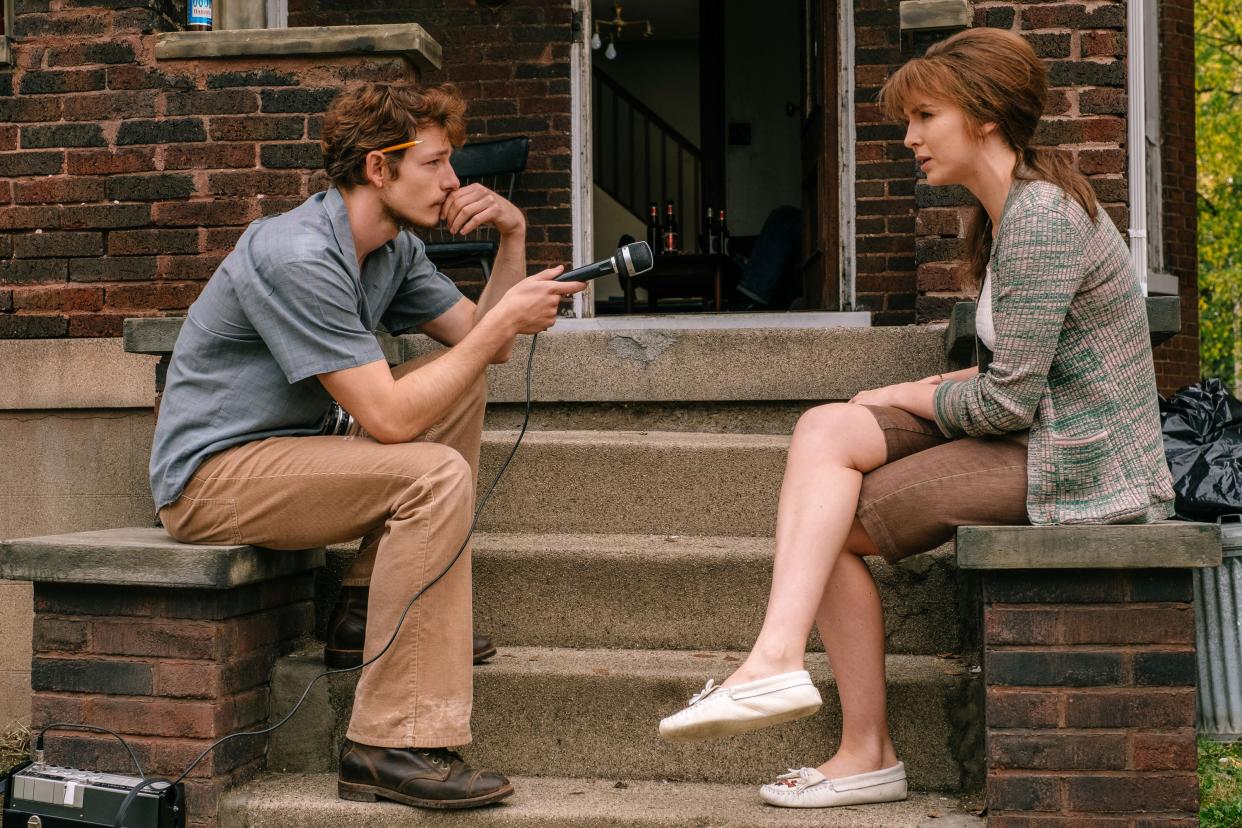 The actors Mike Faist and Jodie Comer.