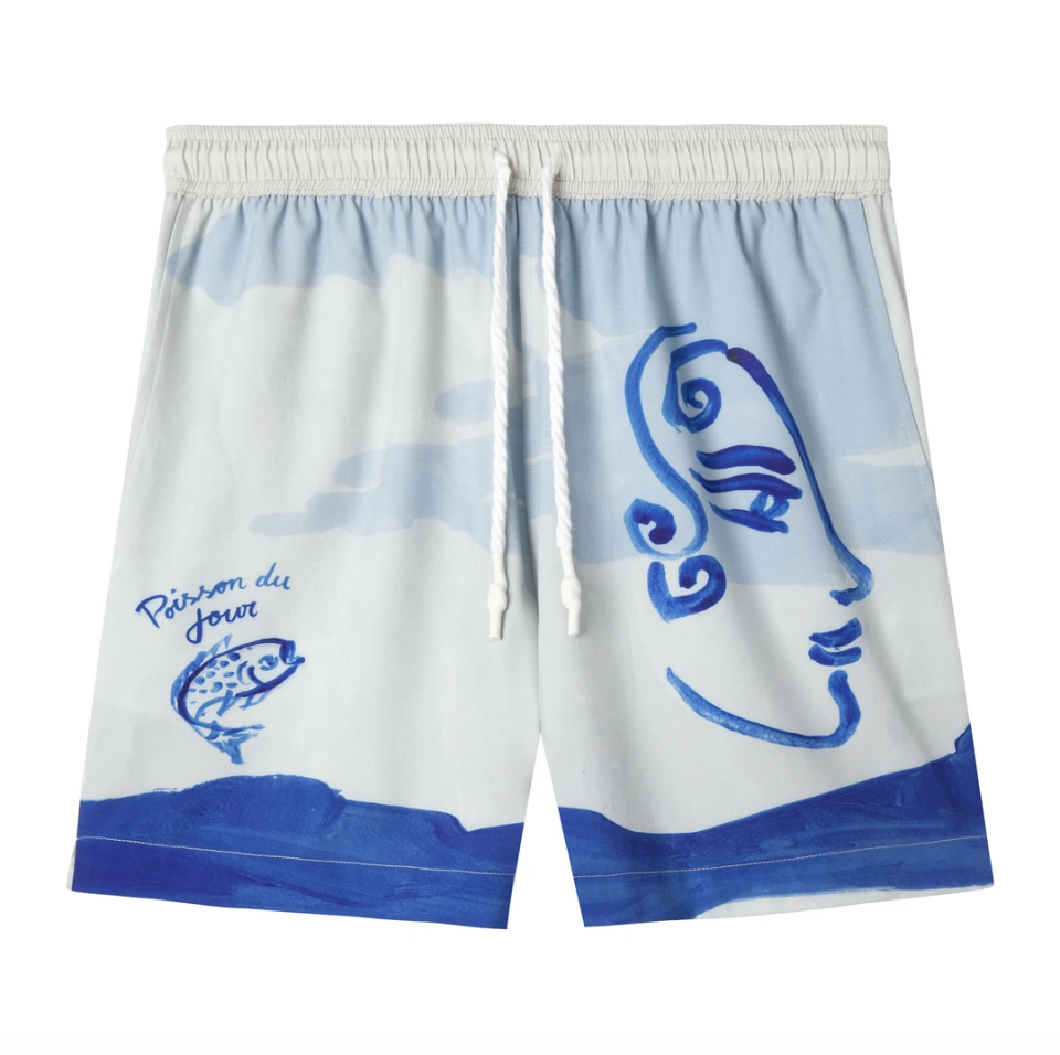 'Fishing Lines' Swim Trunks