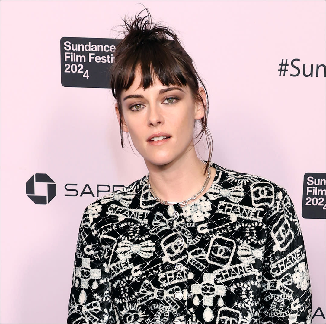   Kristen Stewart attends the 2024 Sundance Film Festival Opening Night Gala wearing Chanel. 