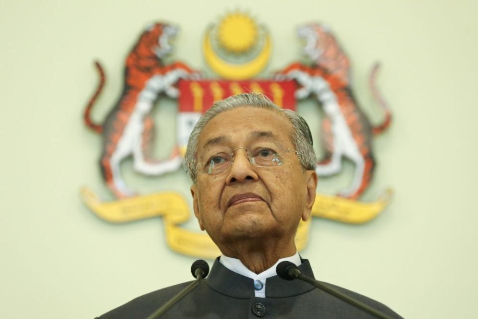 Prime Minister Tun Dr Mahathir Mohamad will speak at the 74th Session of the United Nations General Assembly (UNGA) in New York on Friday. ― Picture by Yusof Mat Isa
