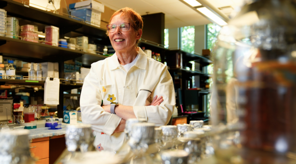 Dr. Nora Disis, director of the UW Medicine Cancer Vaccine Institute, poses for a portrait Thursday, May 25, 2023.