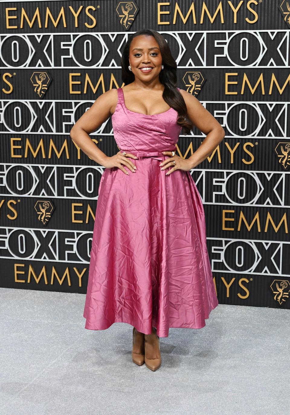 Quinta Brunson attends the 2024 Emmys.