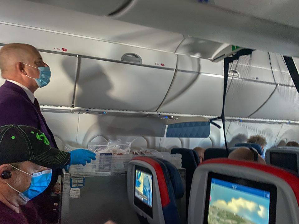 Flying on Delta Air Lines during pandemic