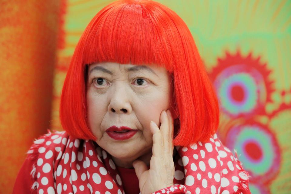 A 2012 photo of Japanese avant-garde and conceptual artist Yayoi Kusama. Some of her work will be featured in an exhibition at Selby Botanical Gardens in Sarasota.