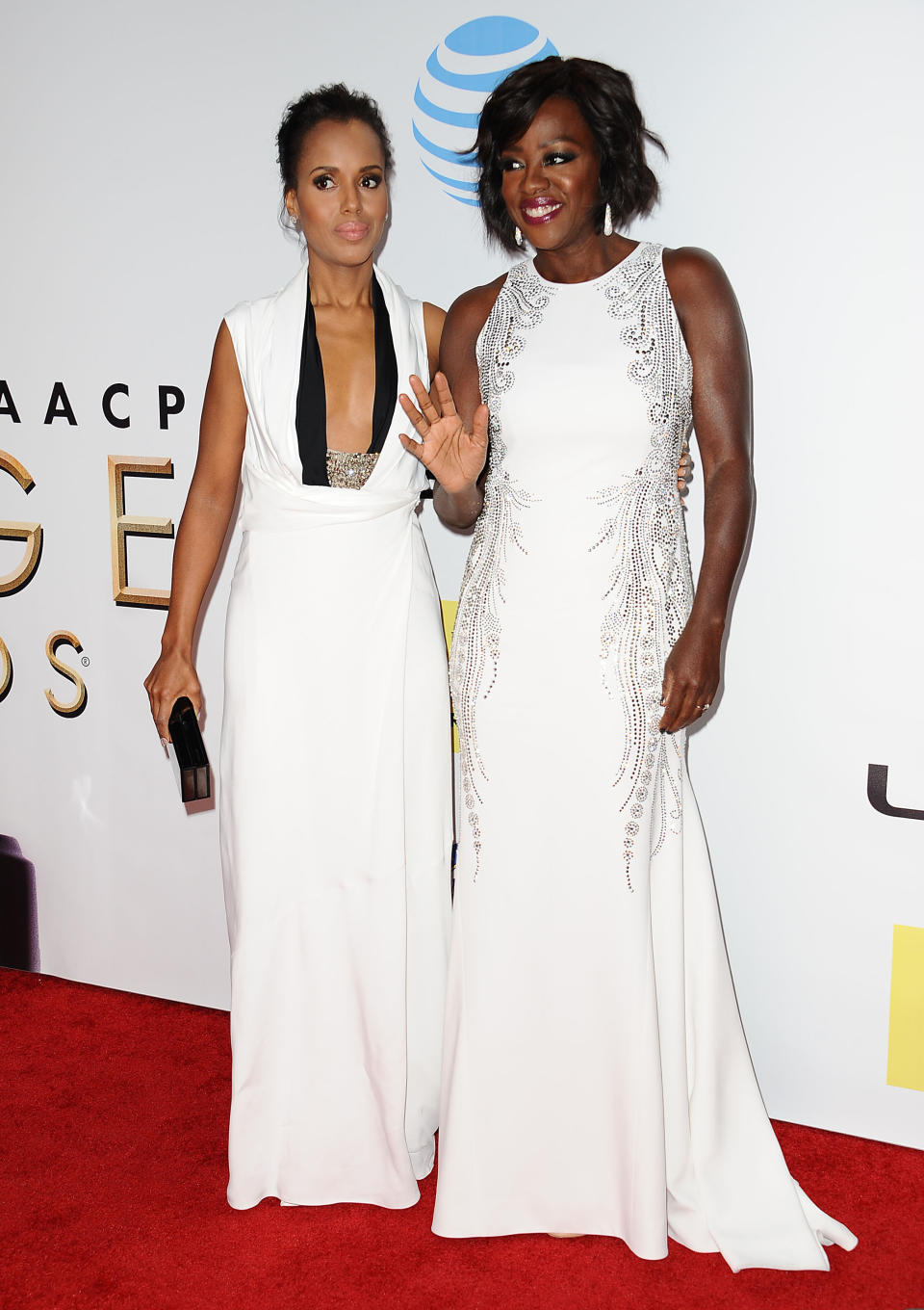 Actresses Kerry Washington and Viola Davis.