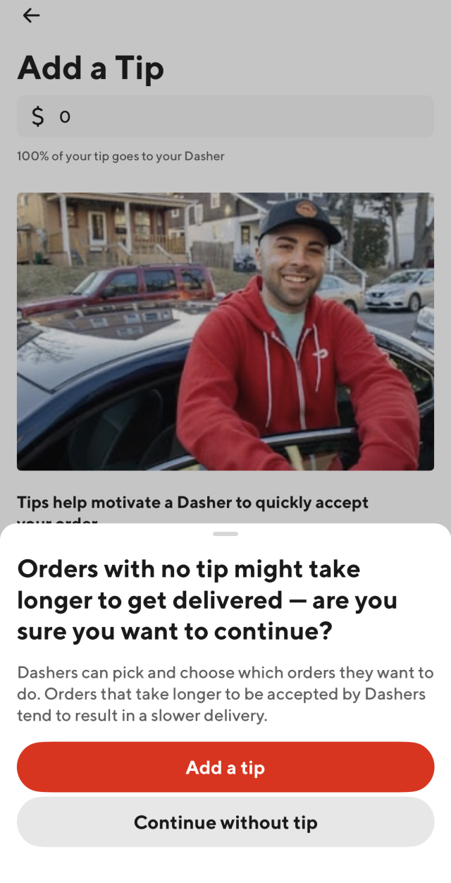 DoorDash issues tipping warning to customers: Expect slow delivery