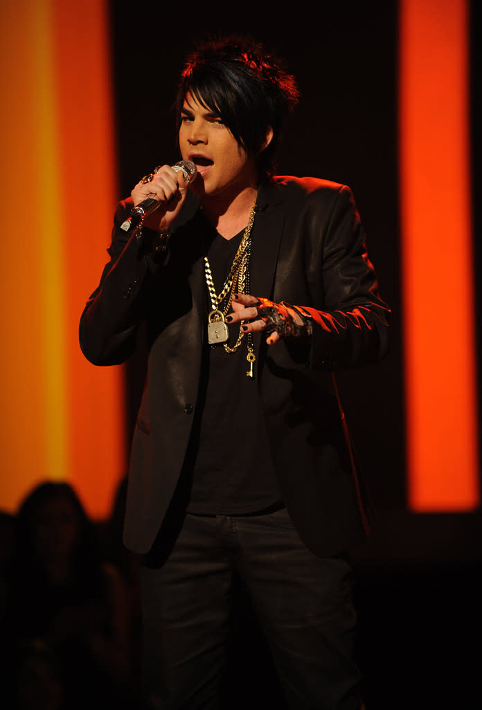 Adam Lambert performs "(I Can't Get No) Satisfaction" by The Rolling Stones on "American Idol."