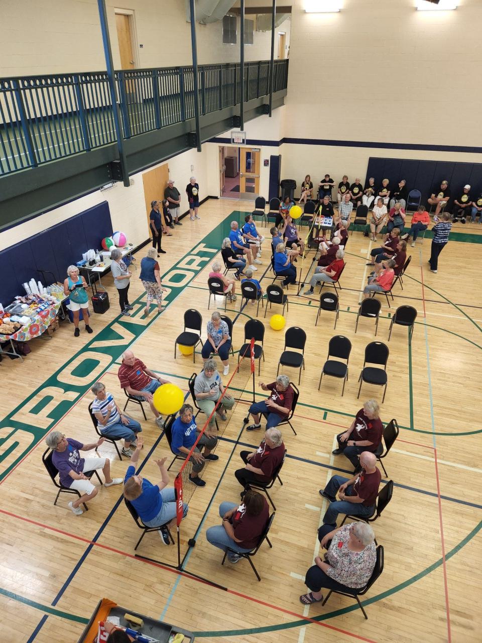 The Groveport Senior Center will hold its second annual chair volleyball tournament on July 26.