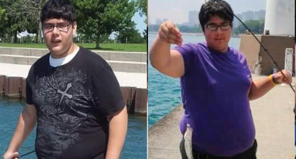 David Aishou, pictured before his weight-loss journey, was inspired to get healthier because he didn't want to let down his mom. (Photo: David Aishou)