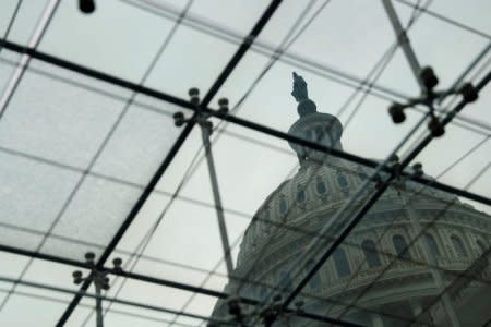 FILE PHOTO: The U.S. Congress Capitol Building is seen from the Congressional Visitors Center in Washington, U.S. December 6, 2017. REUTERS/Aaron P. Bernstein/File Photo