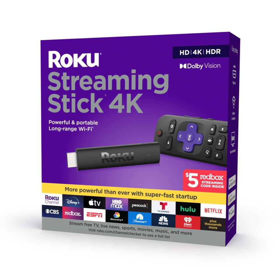 <p><strong>Roku</strong></p><p>walmart.com</p><p><strong>$45.90</strong></p><p><a href="https://go.redirectingat.com?id=74968X1596630&url=https%3A%2F%2Fwww.walmart.com%2Fip%2FRoku-Streaming-Stick-4K-2022-Streaming-Device-4K-HDR-Dolby-Vision-with-Voice-Remote-with-TV-Controls-and-Long-Range-Wi-Fi%2F199415215&sref=https%3A%2F%2Fwww.countryliving.com%2Fshopping%2Fgifts%2Fg23496922%2Fteen-boy-gifts%2F" rel="nofollow noopener" target="_blank" data-ylk="slk:Shop Now;elm:context_link;itc:0;sec:content-canvas" class="link ">Shop Now</a></p><p>He can watch Netflix, Hulu, Peacock, and all of the other streaming services from the comfort of his room with this easy-to-use streaming stick.</p>