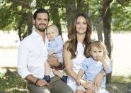 <p>Prince Carl Philip and Princess Sofia are all smiles in a portrait with their children, Prince Gabriel and Prince Alexander. The entire Swedish royal family gathered for <a href="https://www.townandcountrymag.com/society/tradition/a22778211/swedish-royal-family-portraits-summer-2018-crown-princess-victoria/" rel="nofollow noopener" target="_blank" data-ylk="slk:color-coordinated family photos;elm:context_link;itc:0;sec:content-canvas" class="link ">color-coordinated family photos</a> last summer, and they did not disappoint.</p>