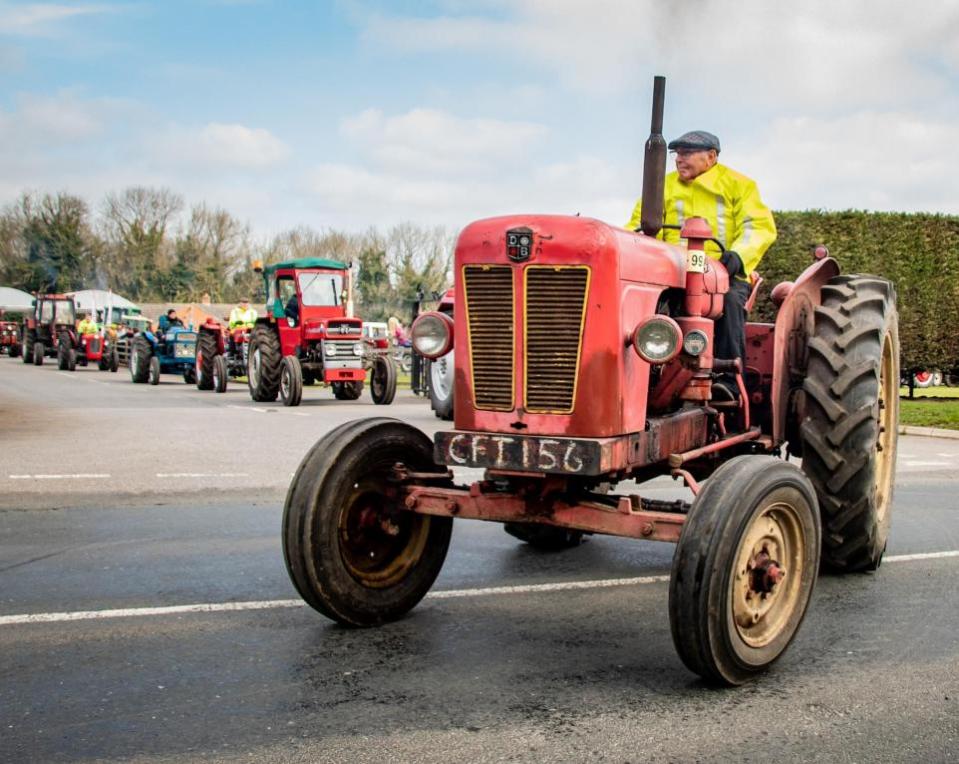 Darlington and Stockton Times: Tractors being put through their paces ahead of Tractor Fest