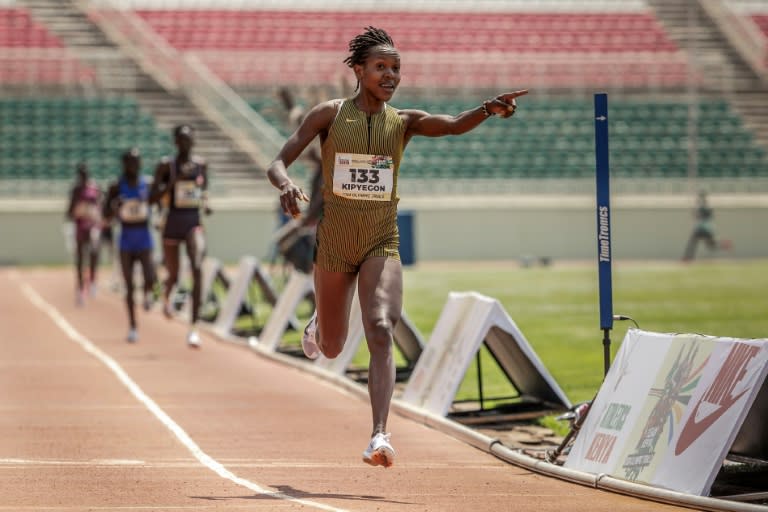 Peerless Faith Kipyegon will eye double Olympic gold in <a class="link " href="https://sports.yahoo.com/soccer/teams/paris/" data-i13n="sec:content-canvas;subsec:anchor_text;elm:context_link" data-ylk="slk:Paris;sec:content-canvas;subsec:anchor_text;elm:context_link;itc:0">Paris</a> (LUIS TATO)