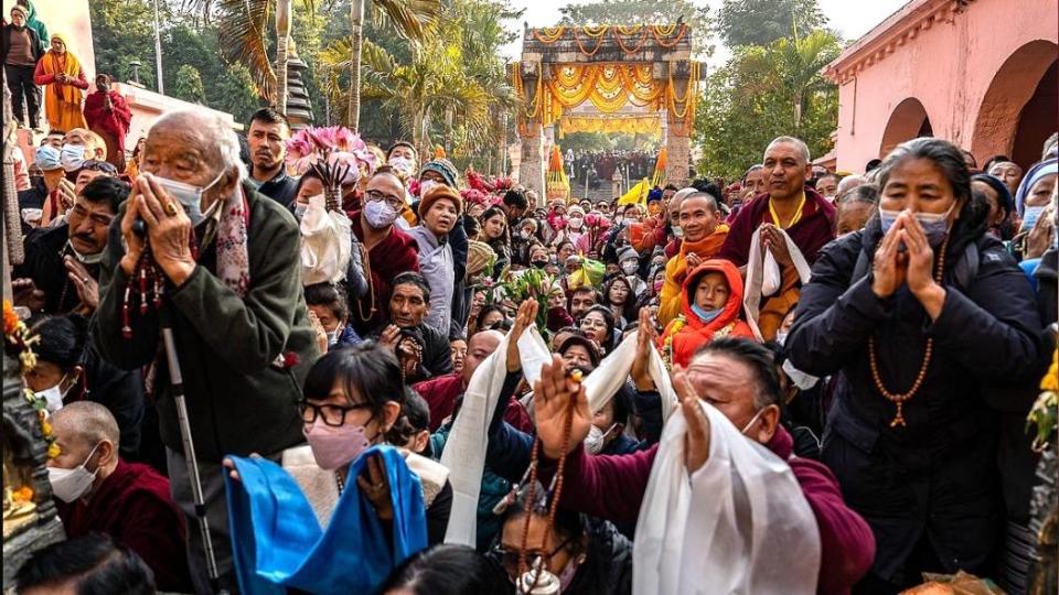 達賴喇嘛舉行法會，吸引近6萬名信徒追隨。（圖／海鵬提供）