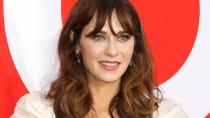 <p> Zooey Deschanel’s blue eyes are really round, giving her a doe-eyed appearance. Only wearing eyeliner on her upper lash line (and combining this with lashings of mascara) helps to balance out the shape so they look wider. </p>
