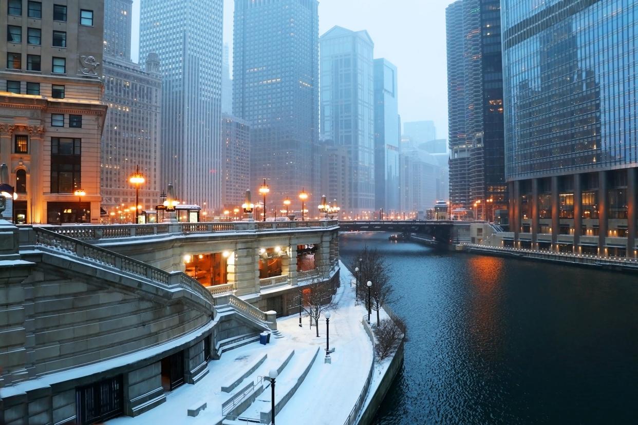 Chicago in winter