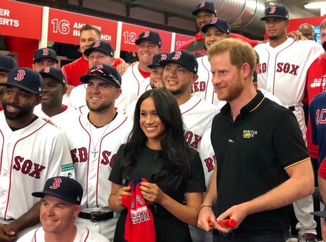 Meghan Markle and Prince Harry: Yankees crush Red Sox as league