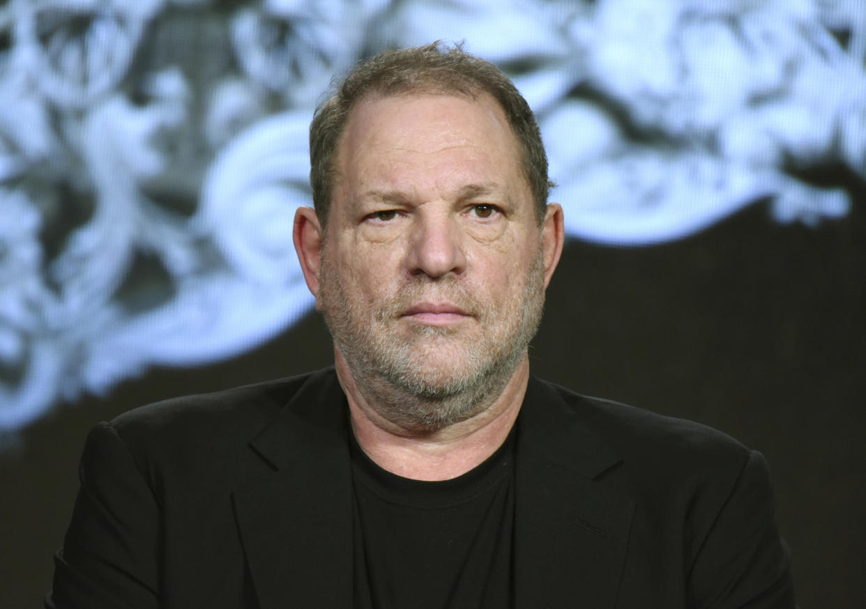 Harvey Weinstein is on indefinite leave from his film company pending an internal investigation into sexual harassment claims leveled against the Oscar winner. (Photo: Richard Shotwell/Invision/AP)