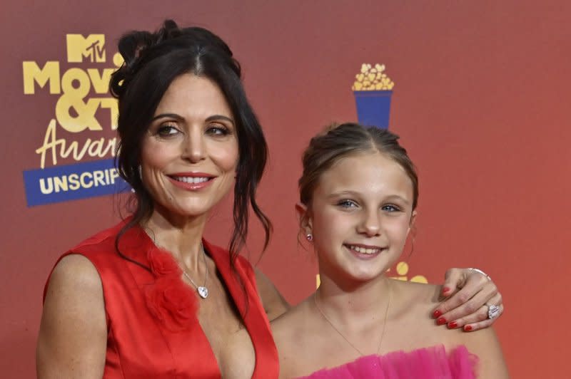 Bethenny Frankel (L) and daughter Bryn Hoppy attend the MTV Movie & TV Awards: Unscripted in 2022. File Photo by Jim Ruymen/UPI