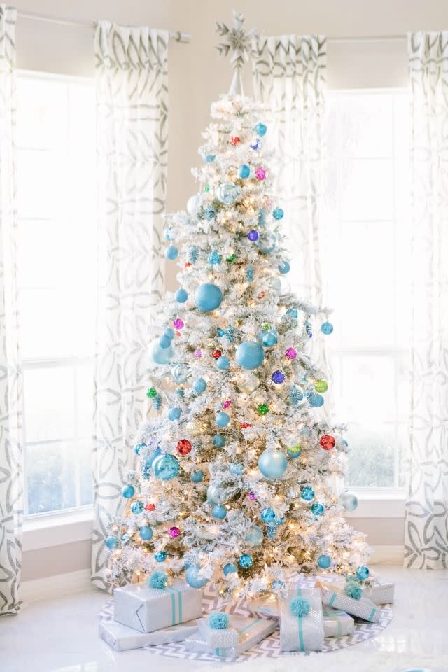 11) Jewel Toned Christmas Tree