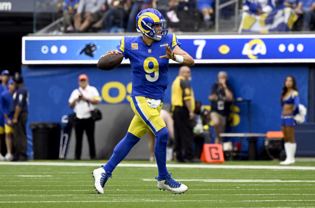Watch: Matthew Stafford punches in one-yard TD to give Rams 7-0