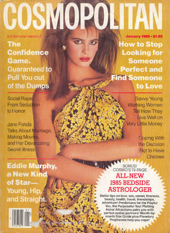 Elle Macpherson for Cosmopolitan, January 1985