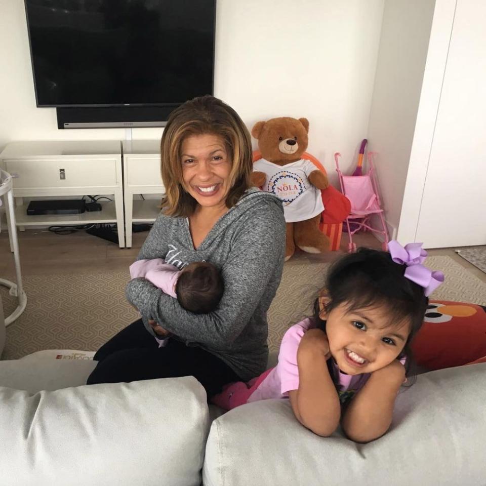 Hoda Kotb with daughters Hope and Haley | Today Show/Instagram