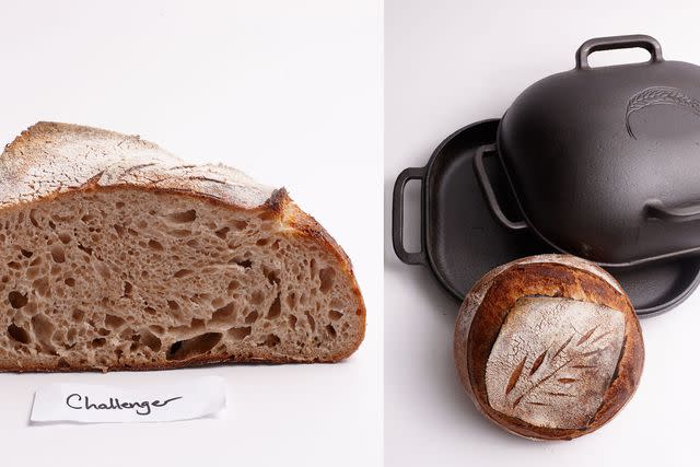 Paige Grandjean Challenger results from our test kitchen's bread cloche tests