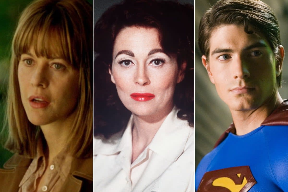 Meg Ryan in ‘In the Cut’, Faye Dunaway in ‘Mommie Dearest’ and Brandon Routh in ‘Superman Returns’  (Shutterstock/Sky)