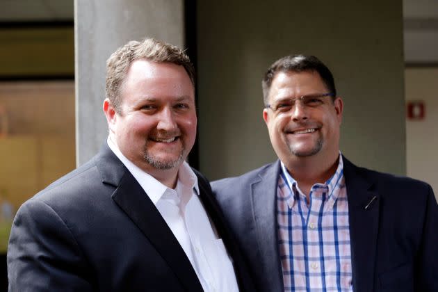 Curt Freed (left) and Robert Ingersoll in 2016.  (Photo: via Associated Press)