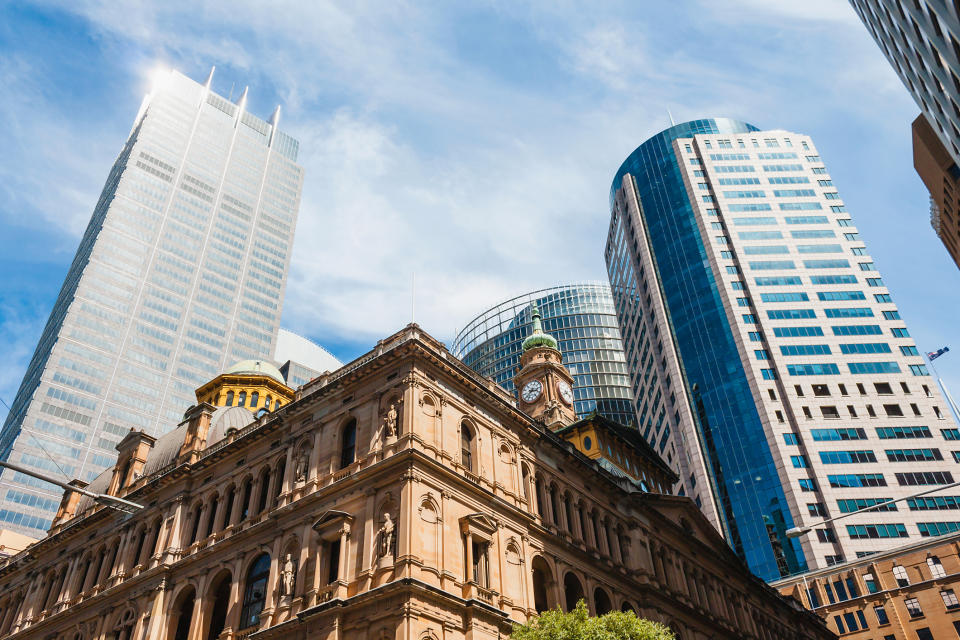 Downtown Sydney, the financial services powerhouse city of Australia. <em>(Photo: Getty)</em>