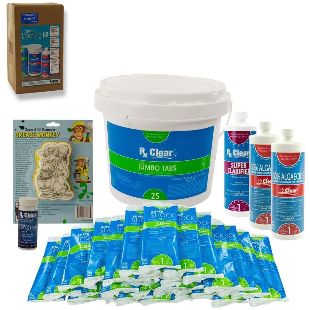 Rx Clear Pool Opening Chemical Maintenance Kit