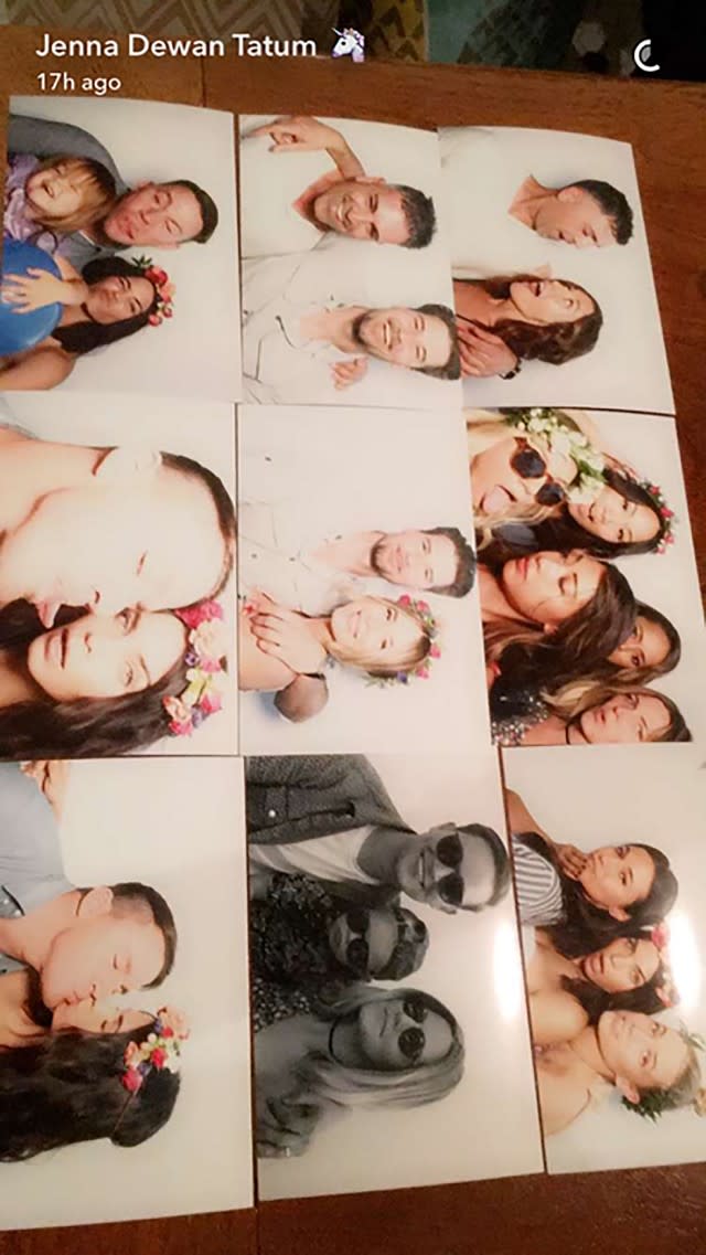 This pic was taken at Nick Zano’s baby shower in 2016. (Photo: Jenna Dewan via Instagram)