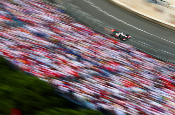 Jenson Button of Great Britain and McLaren drives during the Monaco Formula One Grand Prix at the Circuit de Monaco on May 27, 2012 in Monte Carlo, Monaco. (Photo by Paul Gilham/Getty Images)