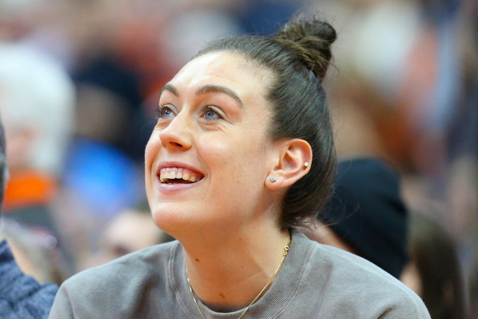 Breanna Stewart wants chartered flights for the entire WNBA. (Rich Barnes-USA TODAY Sports)