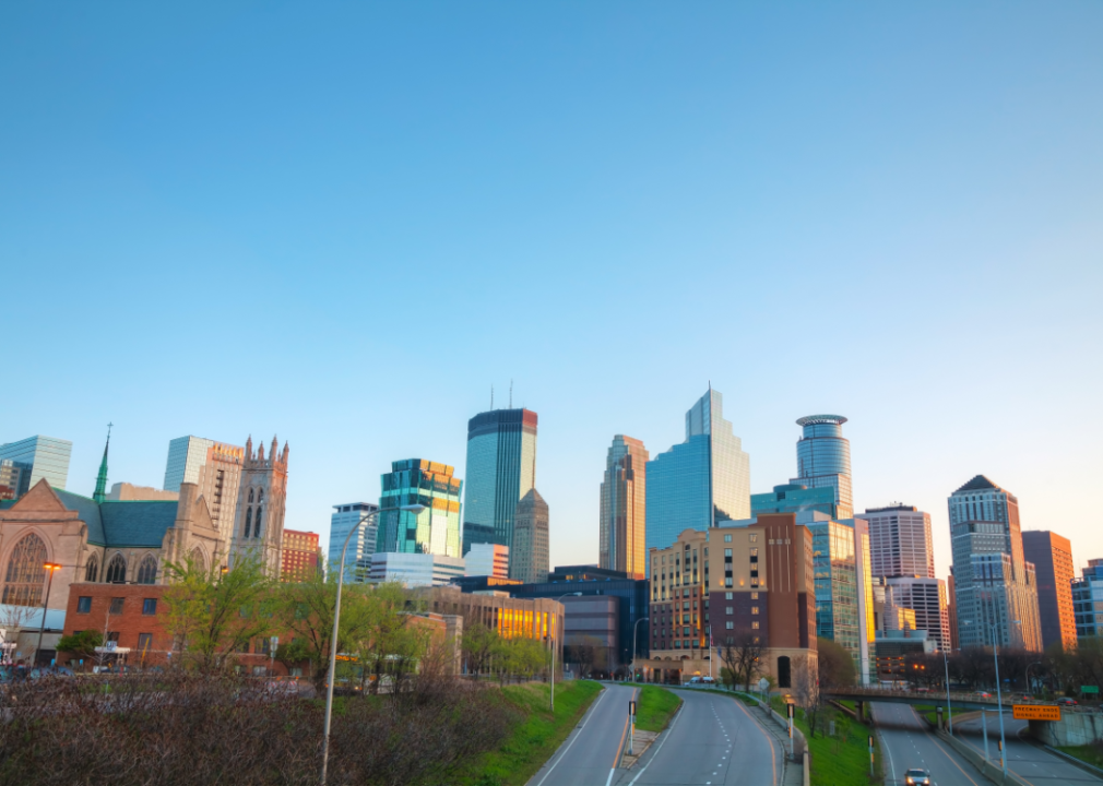 The Minneapolis skyline.