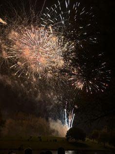Stunning firework displays took place around the district. (Photo: Caitlin Arnold)