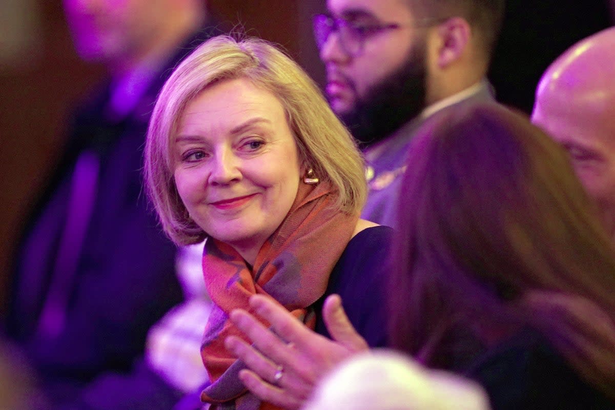 Former prime minister Liz Truss (PA) (PA Wire)