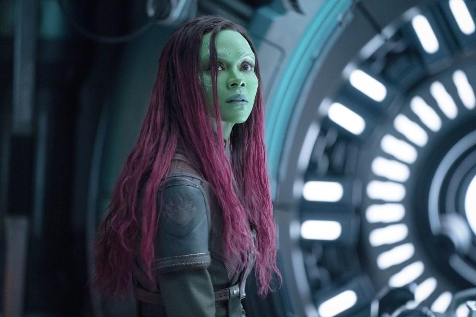 zoe saldana, guardians of the galaxy vol 3