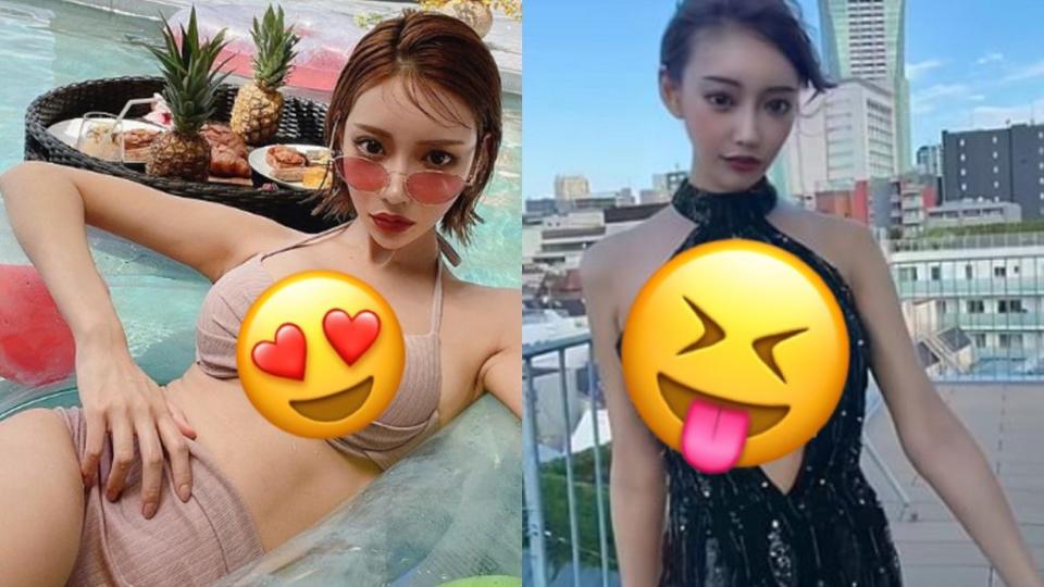  日本前知名暗黑系女優明日花綺羅大方展露身材。（圖／取自 asukakiraran IG）