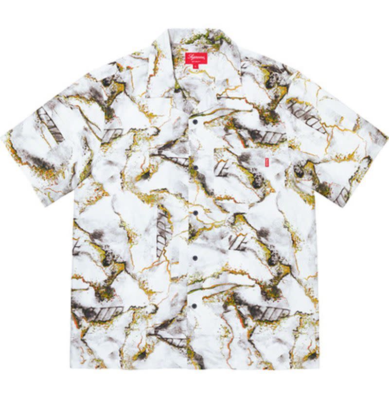Marble Silk S/S Shirt