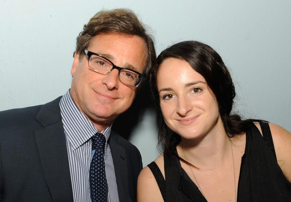 NEW YORK, NY - OCTOBER 22: Bob Saget and Lara Saget attend Comedians "Stand Up" for Scleroderma at Cool Comedy - Hot Cuisine at Caroline's On Broadway on October 22, 2012 in New York City. (Photo by Shawn Ehlers/Getty Images for Scleroderma Research Foundation)