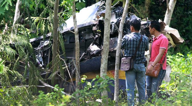 An investigation team was sent to the crash site. Source: AP.