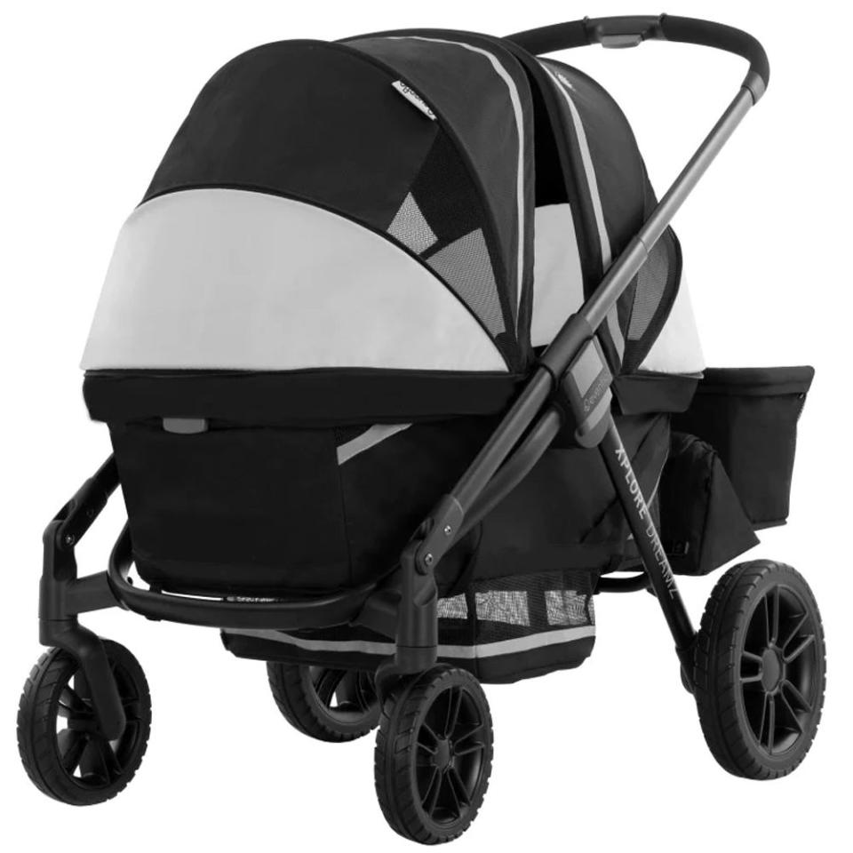 <p><a href="https://go.redirectingat.com?id=74968X1596630&url=https%3A%2F%2Fwww.evenflo.com%2Fproducts%2Fpivot-xplore-dreamz-stroller-wagon&sref=https%3A%2F%2Fwww.bestproducts.com%2Fparenting%2Fbaby%2Fg129%2Fbest-double-strollers-tandem-side%2F" rel="nofollow noopener" target="_blank" data-ylk="slk:Shop Now;elm:context_link;itc:0;sec:content-canvas" class="link ">Shop Now</a></p><p>Xplore Dreamz</p><p>evenflo.com</p><p>$399.99</p>