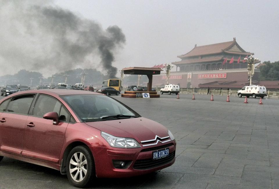 Apparent car attack at Beijing's Forbidden City