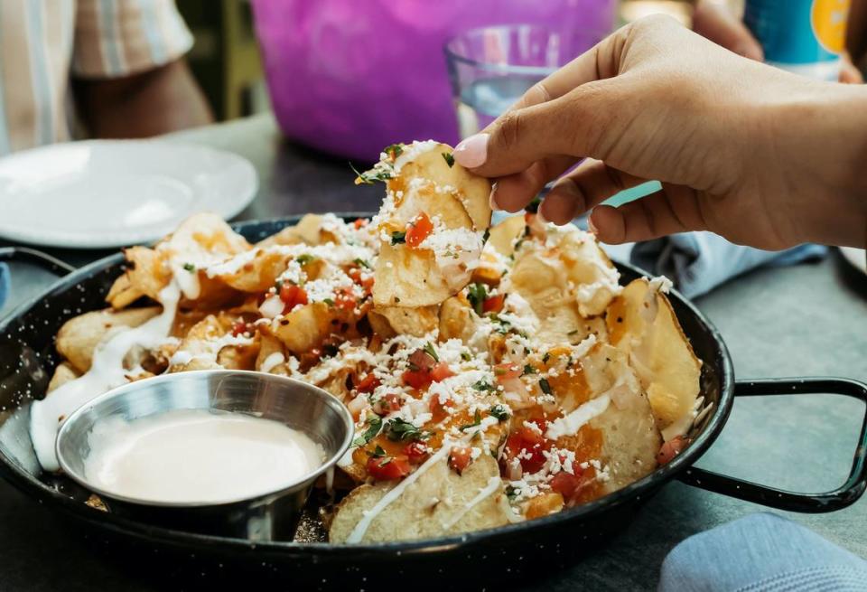 “Potato Chip Nachos” at State of Confusion in Charlotte.