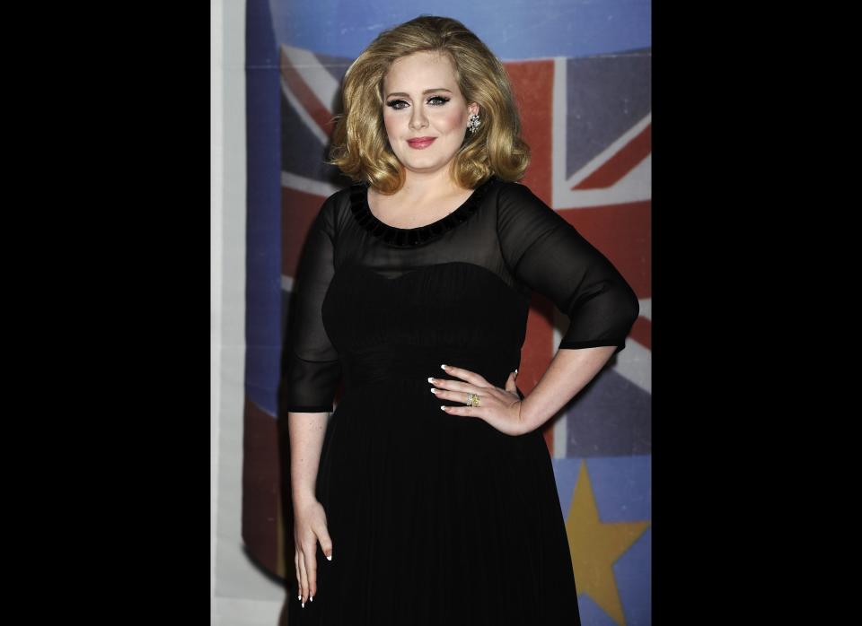 Adele at the Brit Awards