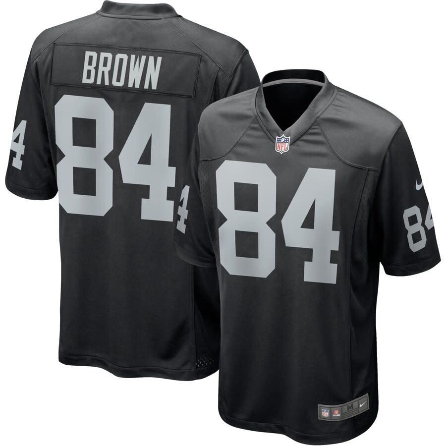 Antonio Brown Oakland Raiders Nike Game Jersey – Black